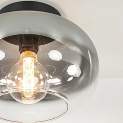 Straluma Plafondlamp Bellini zwart/smoke gradient glas><noscript><img width=