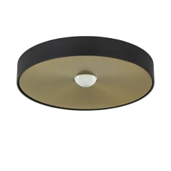 Straluma Plafondlamp Bright 26 zwart/matgoud> Plafondlampen|Opbouwspots