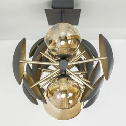 Straluma Plafondlamp Bubble 8l 76cm amber/grijs><noscript><img width=