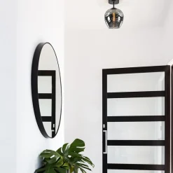 Straluma Plafondlamp Fantasy 1L zwart + smoke glas><noscript><img width=