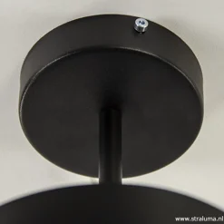 Straluma Plafondlamp Frez zwart metaal><noscript><img width=