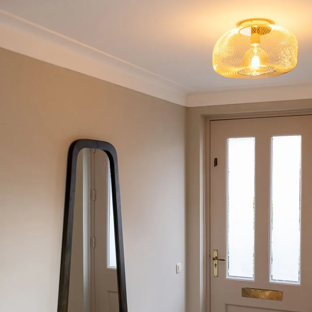 Straluma Plafondlamp Honey 40 goud> Plafondlampen|Draadlampen