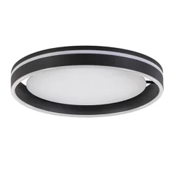 Straluma Plafondlamp Led Cirkel zwart/wit> Plafondlampen|Plafonnières