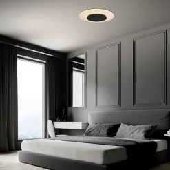 Straluma Plafondlamp Lido zwart 42cm indirect><noscript><img width=