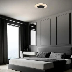 Straluma Plafondlamp Lido zwart 36cm indirect><noscript><img width=