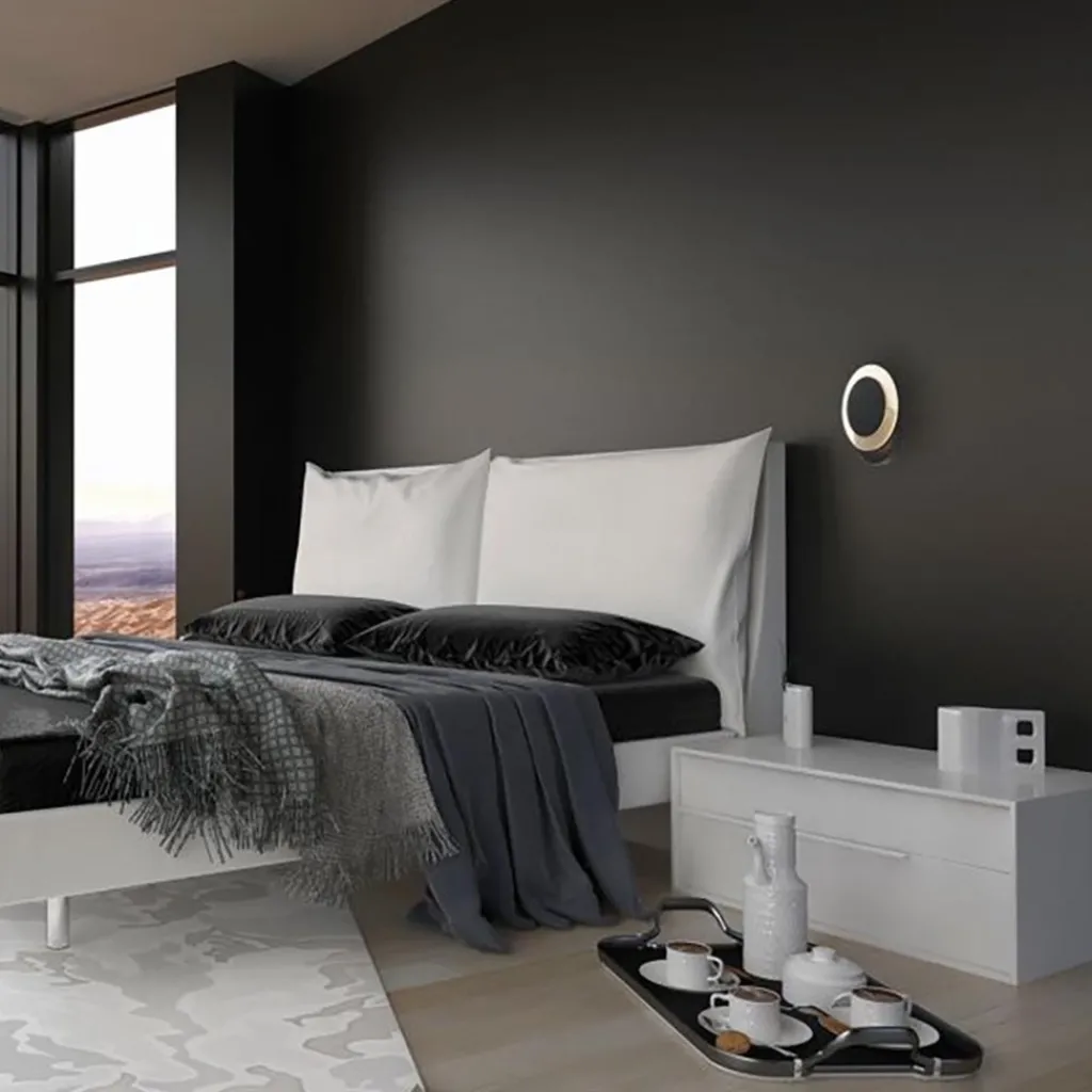 Straluma Plafondlamp Lido zwart 17cm indirect> Plafondlampen|Wandlampen