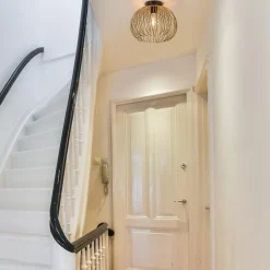 Straluma Plafondlamp Nest matgoud/zwart><noscript><img width=