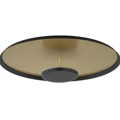 Straluma Plafondlamp Oro 45cm zwart/matgoud> Plafondlampen|Plafonnières