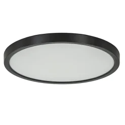 Straluma Plafondlamp Piatto 30 zwart + bew.sensor> Plafondlampen|Plafonnières