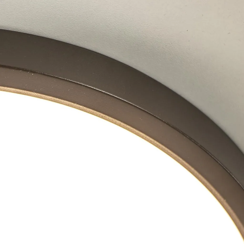 Straluma Plafondlamp Piatto 30 zwart + bew.sensor> Plafondlampen|Plafonnières