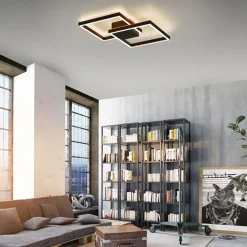 Straluma Plafondlamp Q-Marko smart vierk.zwart rgb/cct><noscript><img width=