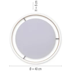 Straluma Plafondlamp Q-Vito 40cm matgoud smart + remote><noscript><img width=