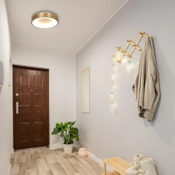 Straluma Plafondlamp Ringlede 30cm matgoud><noscript><img width=