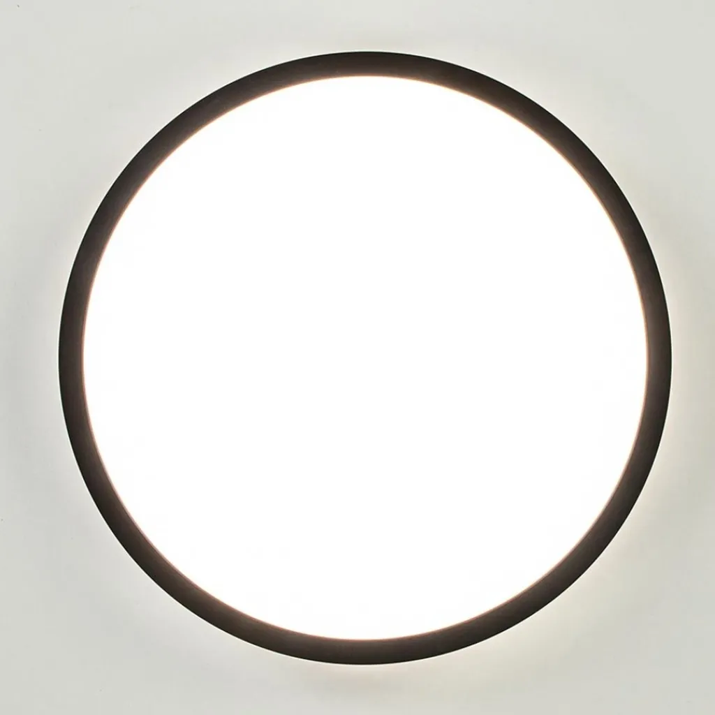 Straluma Plafondlamp Tuco 30cm zwart 3-step dim> Plafondlampen|Plafonnières