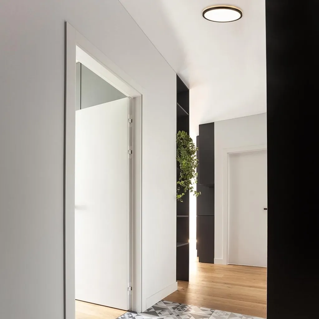 Straluma Plafondlamp Tuco 30cm zwart 3-step dim> Plafondlampen|Plafonnières