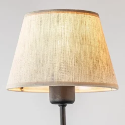 Straluma Plafondlamp zwart met beige kapjes><noscript><img width=