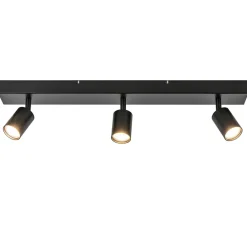 Straluma Plafondspot Bounce 3L balk zwart> Plafondlampen|Opbouwspots