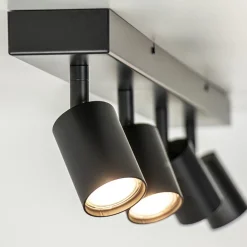 Straluma Plafondspot Bounce 4L balk zwart><noscript><img width=