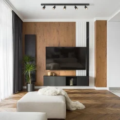 Straluma Plafondspot Bounce 5L 130cm zwart><noscript><img width=