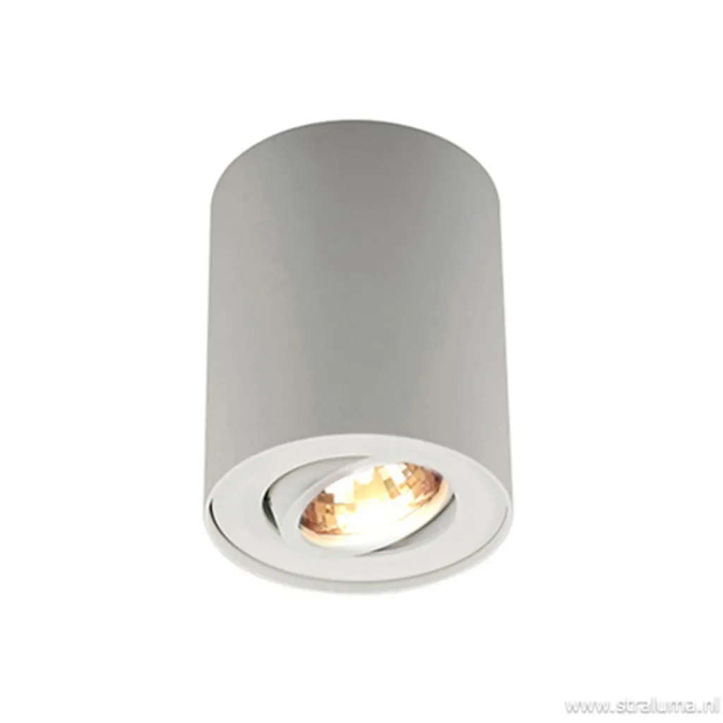 Straluma *Plafondspot cilinder wit verstelbaar> Opbouwspots|Woonkamerlampen