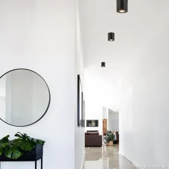 Straluma Plafondspot cilinder zwart gu10 IP44><noscript><img width=