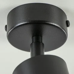 Straluma Plafondspot enkel zwart gu10><noscript><img width=