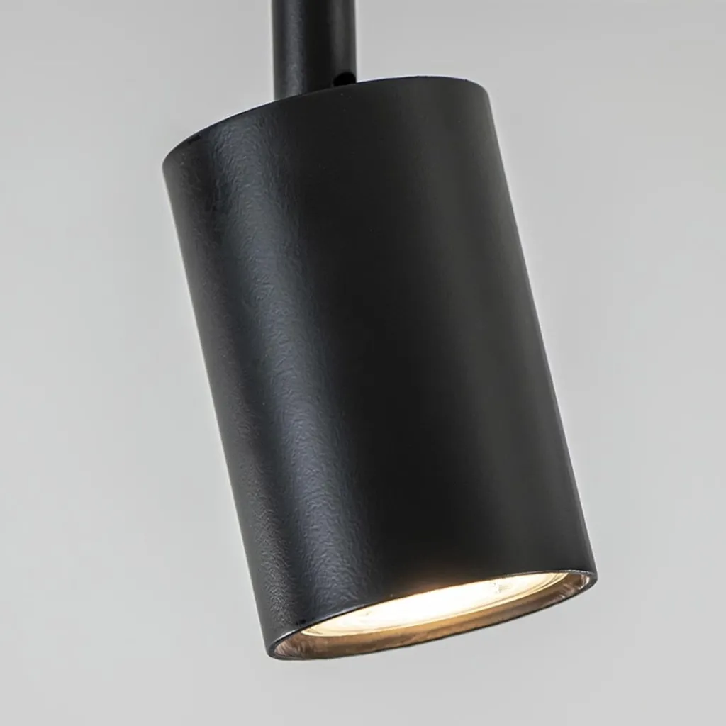 Straluma Plafondspot enkel zwart gu10> Plafondlampen|Opbouwspots