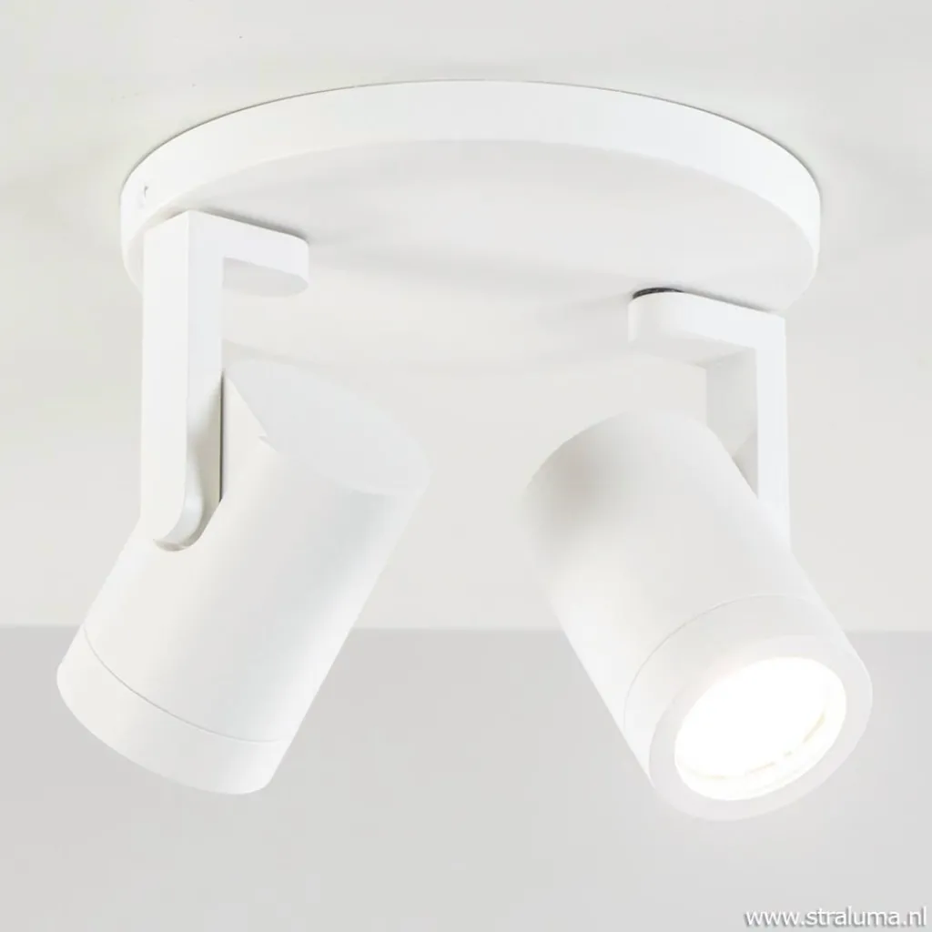 Straluma Plafondspot Halo 2L rond wit> Opbouwspots|Keukenverlichting