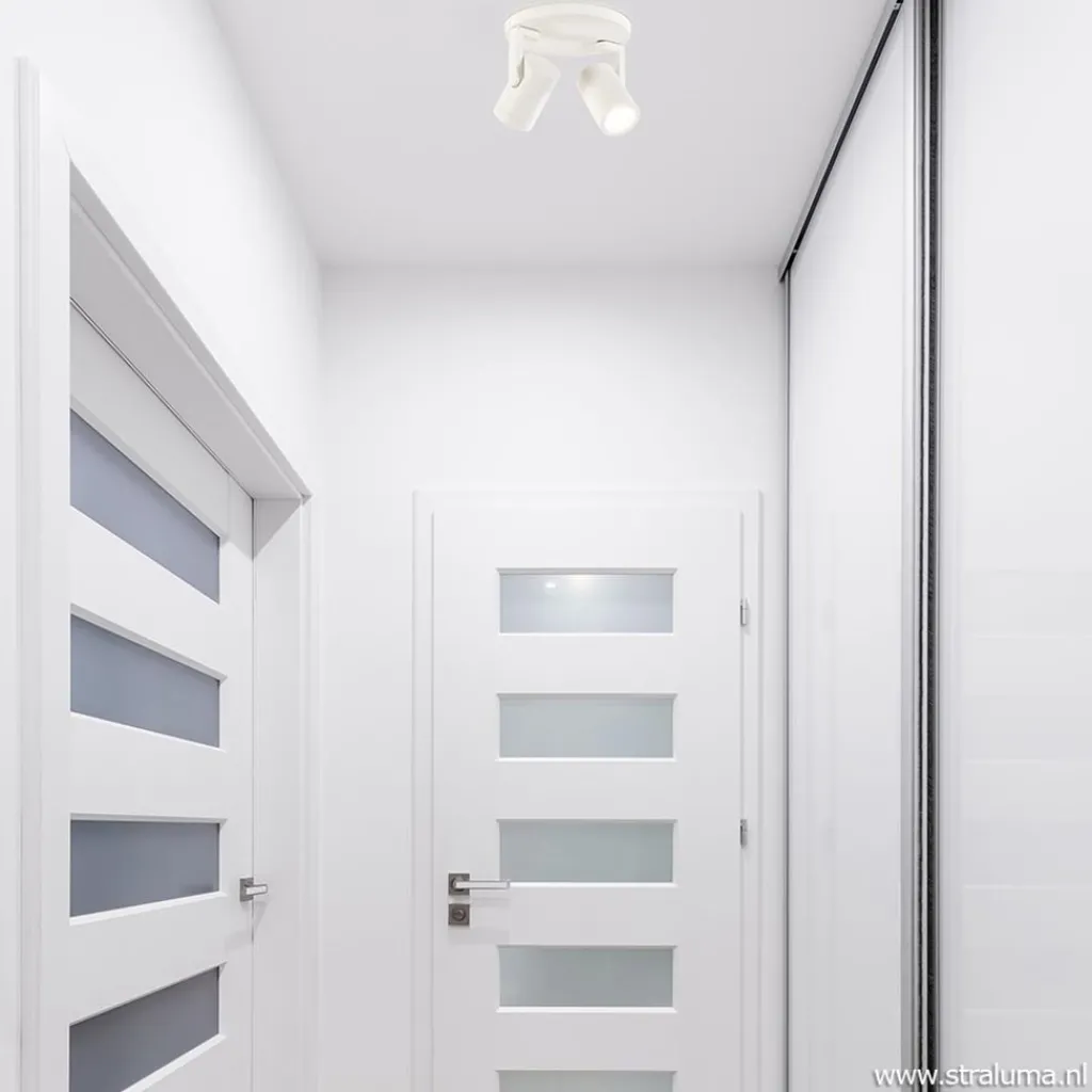 Straluma Plafondspot Halo 2L rond wit> Opbouwspots|Keukenverlichting