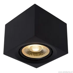 Straluma Plafondspot kubus zwart gu10-111 dtw> Plafondlampen|Opbouwspots