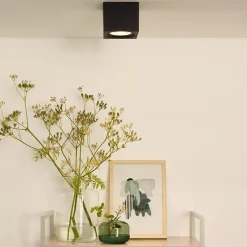 Straluma Plafondspot kubus zwart gu10-111 dtw><noscript><img width=