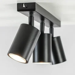 Straluma Plafondspot 3l balk zwart gu10><noscript><img width=