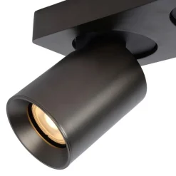 Straluma Plafondspot 2-lichts gunmetal incl. gu10><noscript><img width=