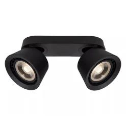 Straluma Plafondspot 2-lichts mat zwart exclusief GU10-ES111> Plafondlampen|Opbouwspots