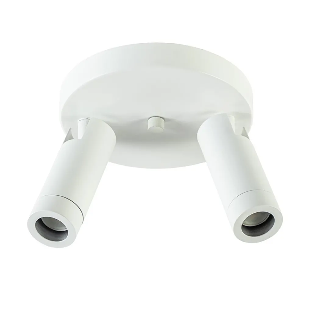 Straluma Plafondspot Miller 2l wit/goud pucc> Opbouwspots|Keukenverlichting