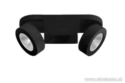Straluma Plafondspot Montreal 2L balk zwart 3000><noscript><img width=