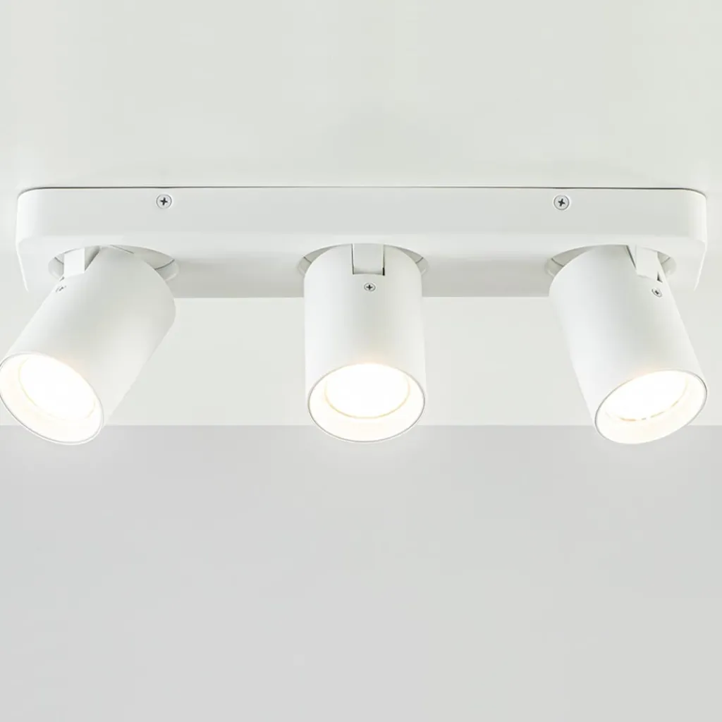 Straluma Plafondspot Oliver 3L balk wit gu10> Opbouwspots|Keukenverlichting