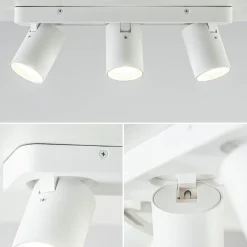 Straluma Plafondspot Oliver 3L balk wit gu10><noscript><img width=