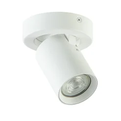 Straluma Plafondspot Oliver 1L tube wit gu10> Wandlampen|Opbouwspots