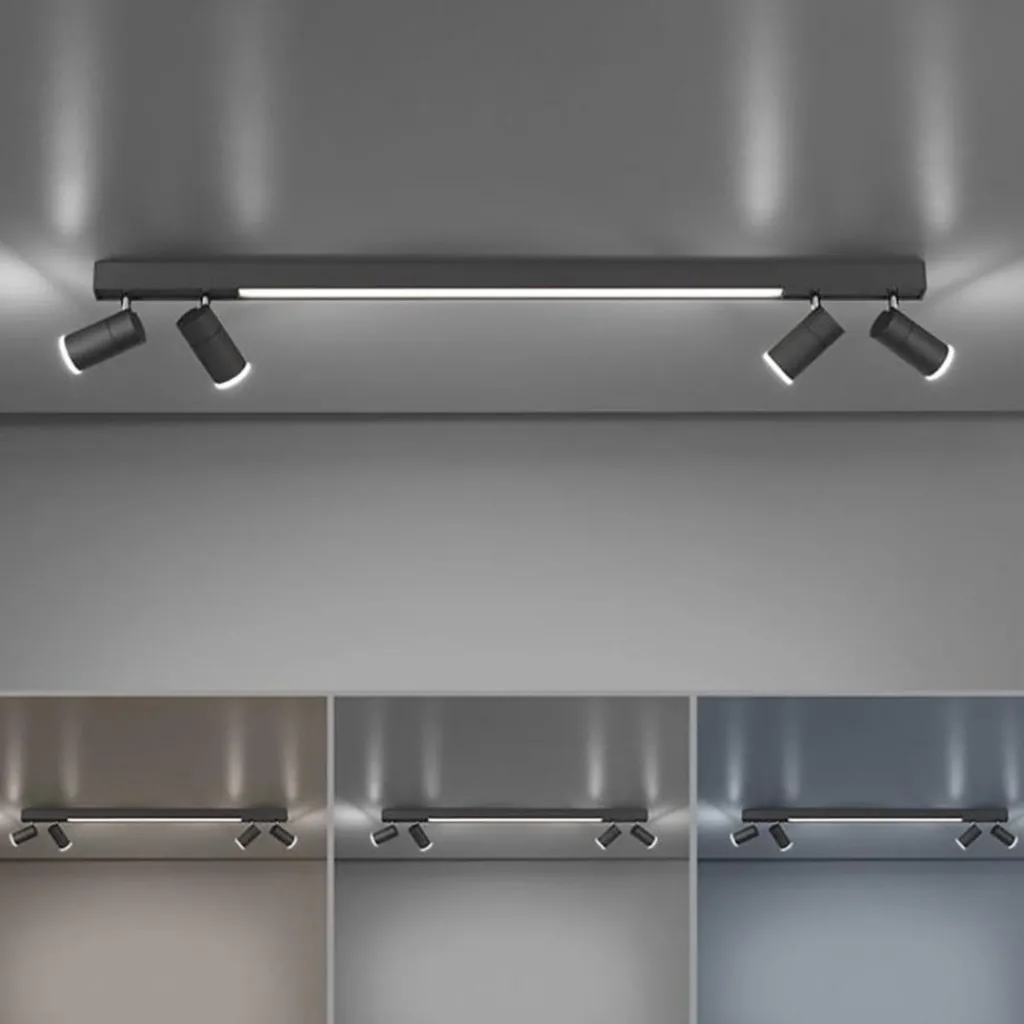 Straluma Plafondspot Pure Lines antraciet smart> Plafondlampen|Opbouwspots