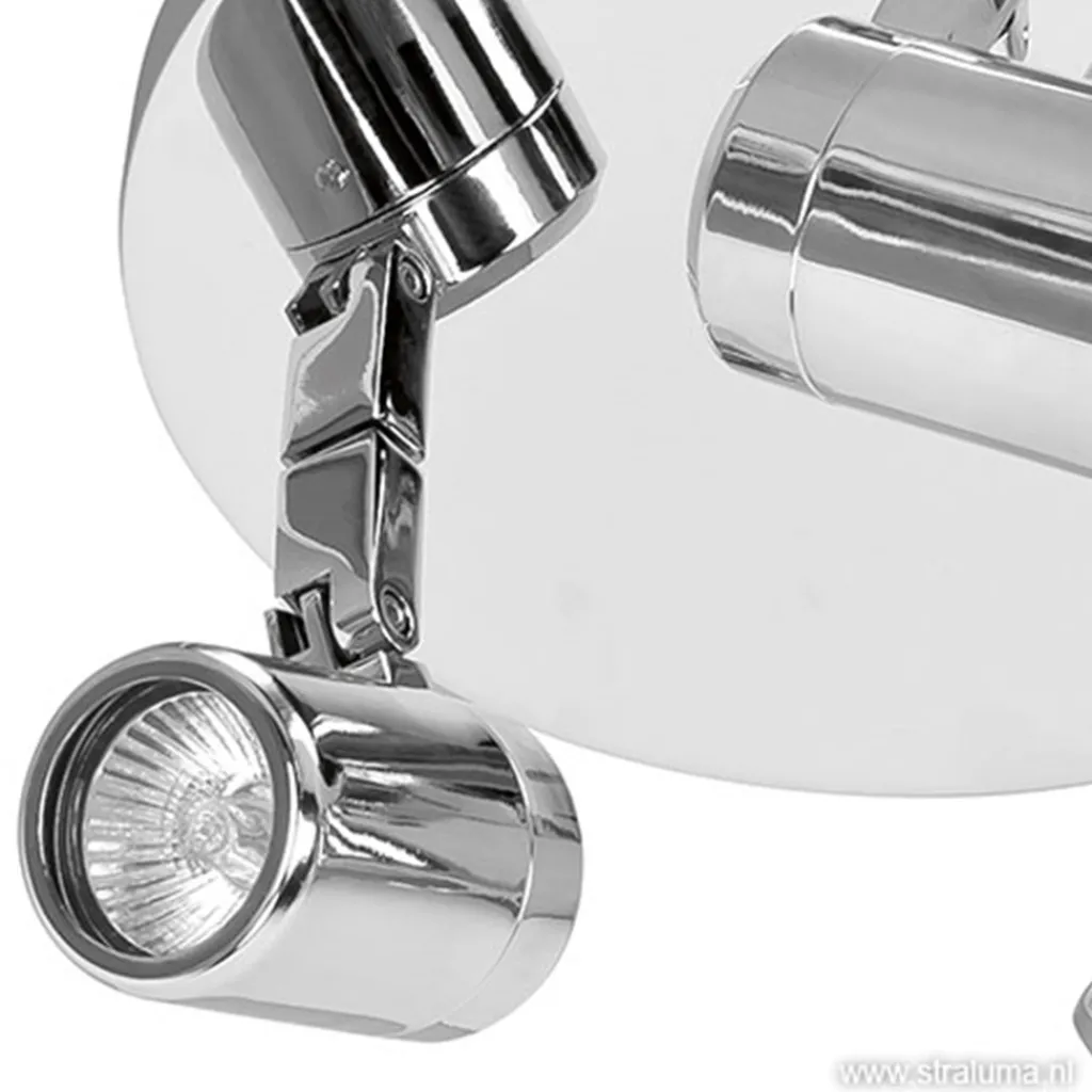 Straluma Plafondspot Rain 3l rond chroom IP44> Opbouwspots|Keukenverlichting