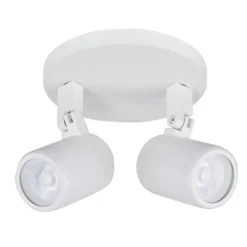 Straluma Plafondspot Rain 2L rond wit gu10 IP44> Plafondlampen|Opbouwspots