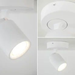 Straluma Plafondspot Razza 1-lichts wit gu10><noscript><img width=