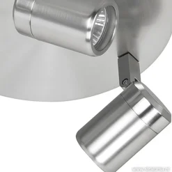 Straluma Plafondspot rond Rain 3-l nikkel IP44><noscript><img width=