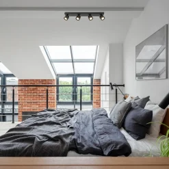 Straluma Plafondspot Solare 4l balk zwart><noscript><img width=