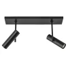 Straluma Plafondspot Trend 2L balk zwart gu10mini> Plafondlampen|Opbouwspots