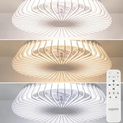 Straluma Plafondventilator mini wit inclusief dimbaar LED> Plafondlampen|Plafondventilatoren met lamp