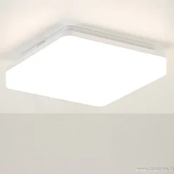 Straluma Plafonnière Basic square wit 3000K IP44> Plafondlampen|Plafonnières