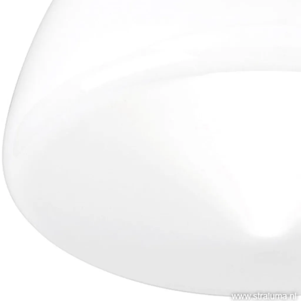 Straluma Plafonnière Glasgow art deco chroom glas> Plafonnières|Woonkamerlampen