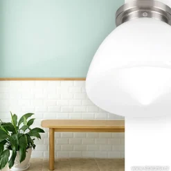 Straluma Plafonnière Glasgow art deco chroom glas><noscript><img width=